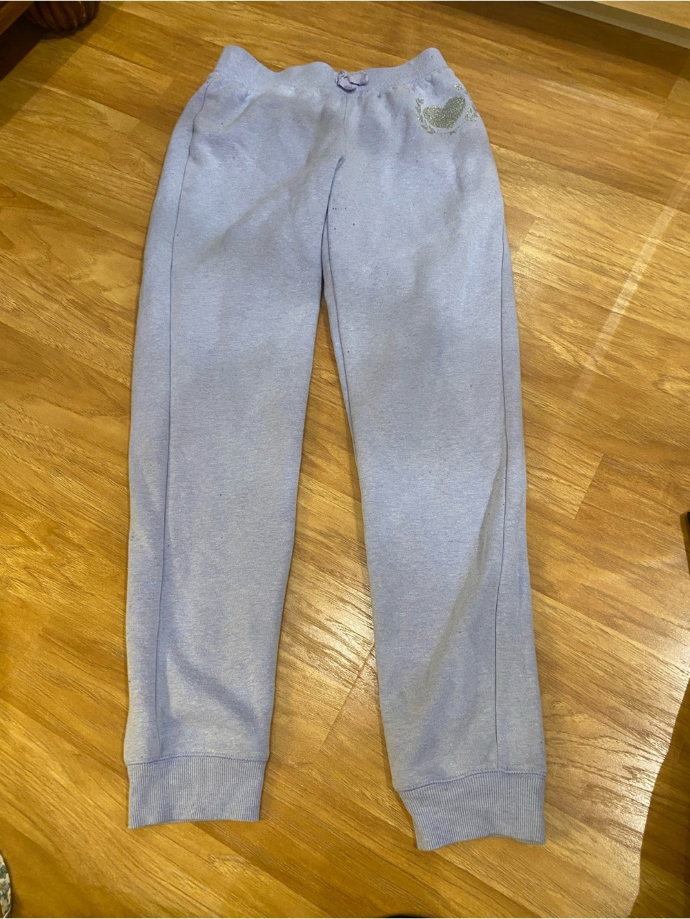 Place Lavender Girls' Joggers - Light Purple Sweatpants